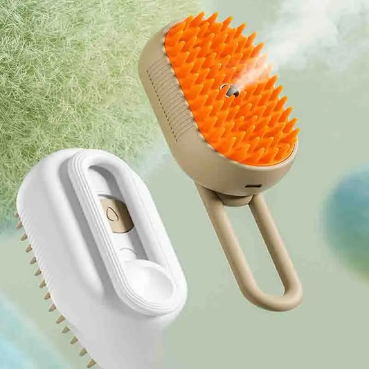 Pet Spray Massage Brush and Removal Brush Comb