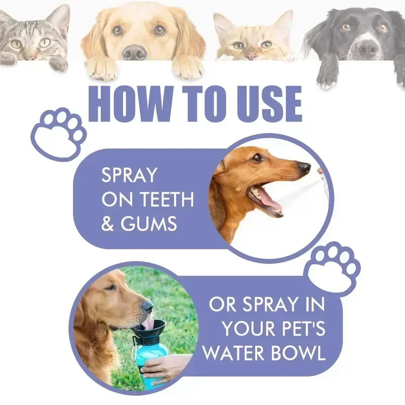 Pet Teeth Cleaning Spray Oral Care