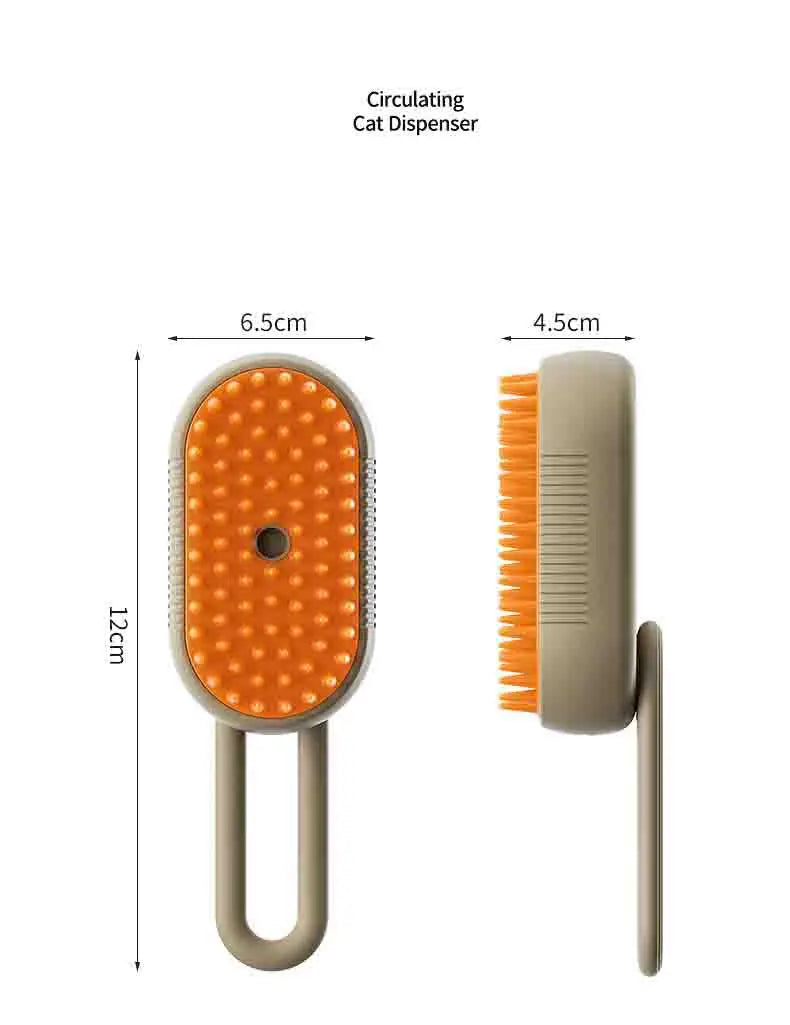 Pet Spray Massage Brush and Removal Brush Comb