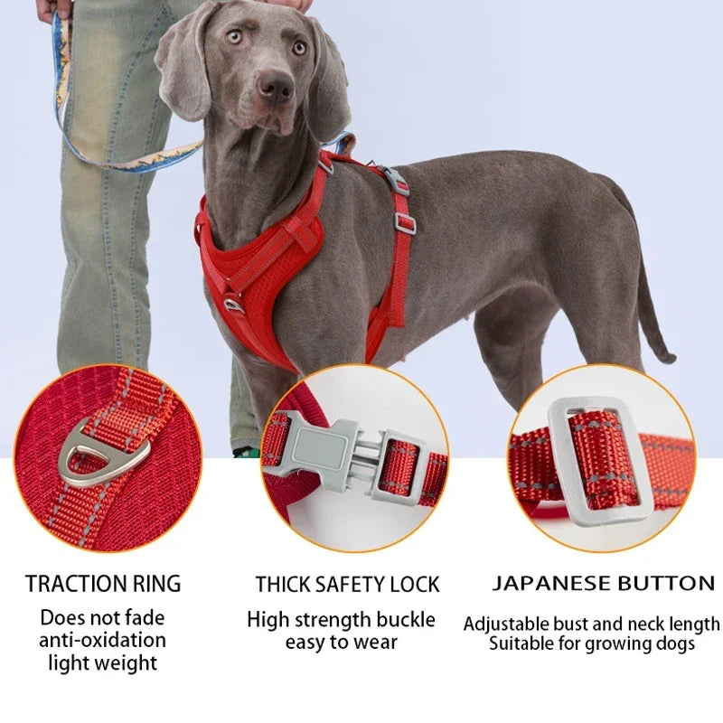 Reflective Vest Harnesses  Small or medium Dogs