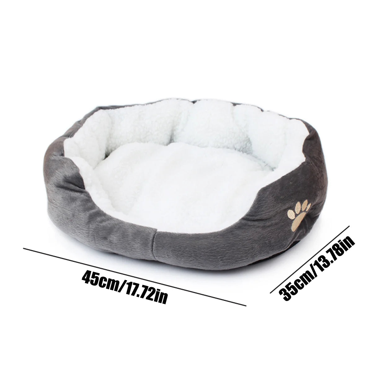 Cotton Dog Cave Bed