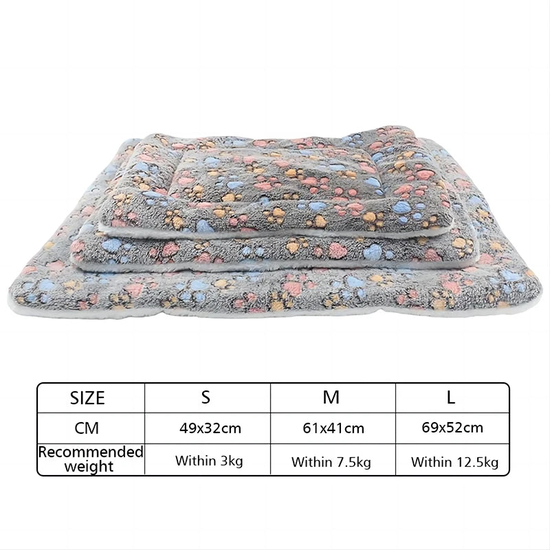 Pet Mats Flannel Thickened Dog Bed Mat