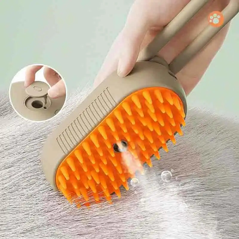 Pet Spray Massage Brush and Removal Brush Comb