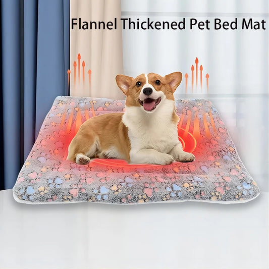 Pet Mats Flannel Thickened Dog Bed Mat